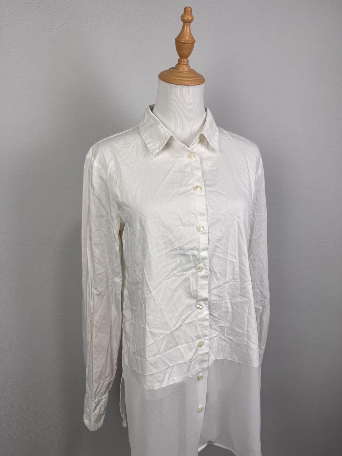 Sportmax Code White Lightweight Buttons Long Slee… - image 4