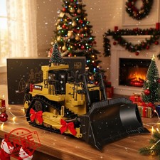 SHINESIGNAL Bulldozer Model 1:50 Die-Cast Alloy Construction Vehicle Yellow