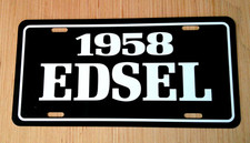 1958 Edsel License Plate Car Tag 58 Citation Corsair Ranger Pacer Villager 1958 Edsel License Plate Car Tag 58 Citation Corsair Ranger Pacer Villager