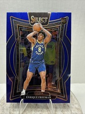 2024-25 Panini Select - Concourse Enrique Freeman #80 Blue Prizm (RC)