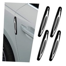 4 Pack Car Door Edge Guards, Anti-Scratch Car Side Door Protector, PVC Black