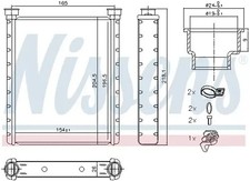 Heizung Kühlrippen gelötet 72065 NISSENS für INFINITI MERCEDES-BENZ