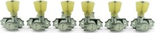 Kluson 3 Per Side Revolution Series G-Mount Tuning Machines Chrome With Plast...
