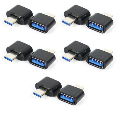 10-20Pack USB-C 3.1 Male to USB A Female Adapter Converter OTG Type C Smartphon