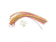 20 Sets Mini Micro Sh 1.0mm Jst 3-Pin Connector Plug Male with 15mm/5.9inch