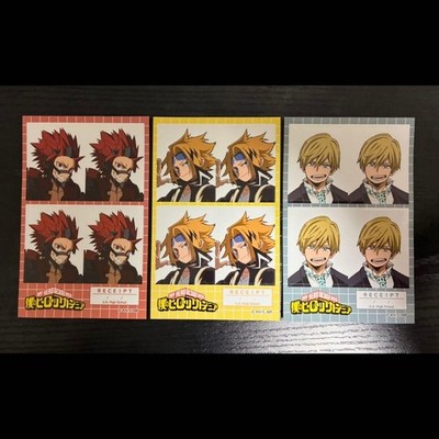 My Hero Academia Proof Photo Style Stickers Eijiro Kirishima Denki Kaminari