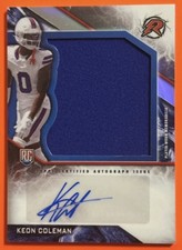 2025 Topps Resurgence Keon Coleman Rookie Auto Patch Player Worn RPA RC 🏈