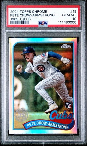 Pete Crow-Armstrong #89CB-19 2024 Topps Chrome 1989 card