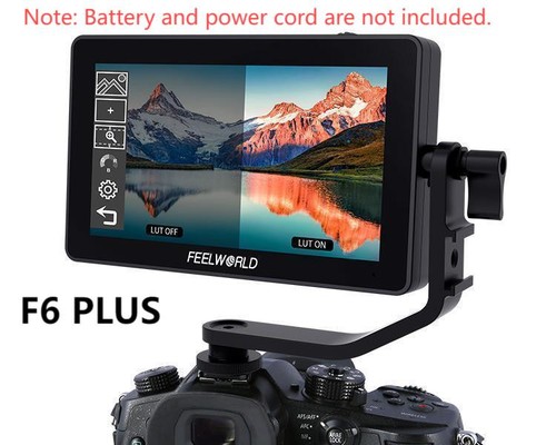 FEELWORLD F6 PLUS 5.5 Inch IPS FHD 3D LUT Touch Screen DSLR Camera Field Monitor