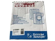 System Sensor SPSWH Fire Alarm Speaker Strobe Wall White (NEW IN BOX)