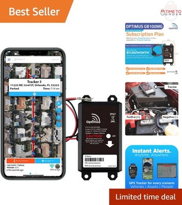 Wired GPS Tracker for Vehicles Car Battery Easy Installation Speed Monitoring