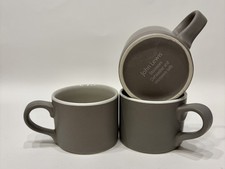 John Lewis Puritan ESPRESSO Stoneware Tableware Grey Coffee Tea Cups Spares