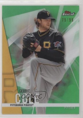 2017 Topps Finest Green Refractor 79/99 Gerrit Cole #74 4h5