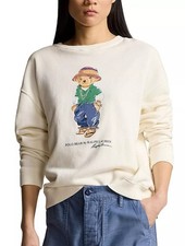 Polo Ralph Lauren Women's Polo Stylish Bear Sweatshirt - XL