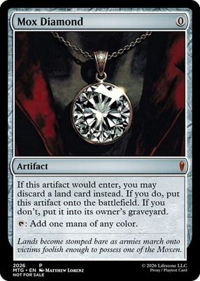Mox Diamond - Premium Quality - Not Tournament Authorized