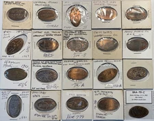 135 Elongated cents, all pictured for your review, you get what you see