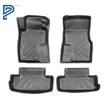Front 2nd Row Floor Mats Liner For Ford Mustang 2004-2006 07 08-2014 Black Tpe