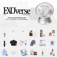 Pre-order 2025 EXO FANMEETING EXO'verse MD Key Ring / Badge / T-shirt / etc