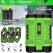 New 56V 3.0Ah Lithium Battery for EGO 56V 2.5Ah BA1400T BA1400 BA2240 BA1120 US