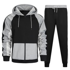 LL Track Suits Mens Sweatsuits for Men Jogging Suits 2 Piece Set Hoodie Outfi...