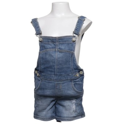 Mango Kids, Latzhosen Shorts, Größe: 116, Blau, Mädchen, Einfarbig #hVE