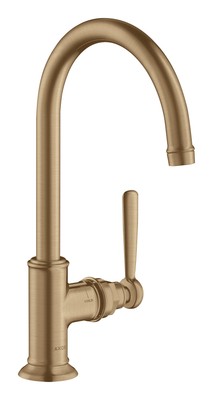 Axor Montreux Einhebel-Waschtischmischer 210 mit Hebelgriff - Brushed Bronze