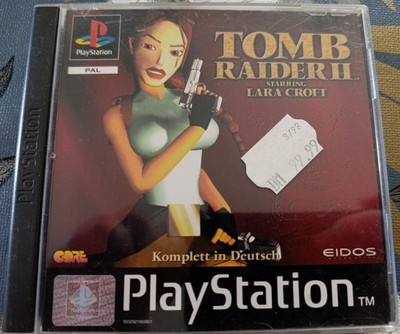 Tomb Raider 2 für PS1 mit OVP und Handbuch auf Deutsch - Sehr Gute Zustand!
