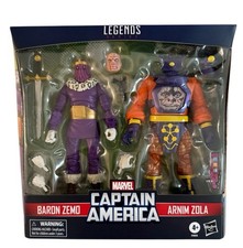 MARVEL LEGENDS 2025 HASBRO 6 BARON ZEMO & ARNIM ZOLA 2 PACK CAPTAIN AMERICA