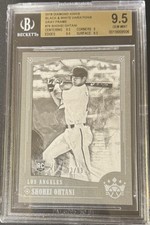 Shohei Ohtani RC /99 BGS 9.5 Diamond Kings Gray Frame B&W Variation Rookie 2018