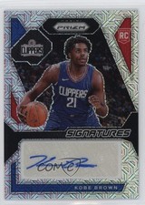 2023-24 Panini Prizm Rookie Signatures Mojo 9/25 Kobe Brown #RSI-BRN Auto h3a