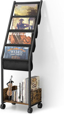 Vinyl Record Storage, Record Holder up to 100 Albums, Record Stand with 4 Tier V