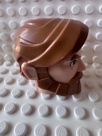 LEGO Large Figure Head Modified SW Obi-Wan Kenobi Pattern 21325pb01