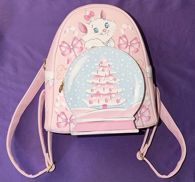 Loungefly Disney The Aristocats Marie Holiday Mini Backpack Cat Pink