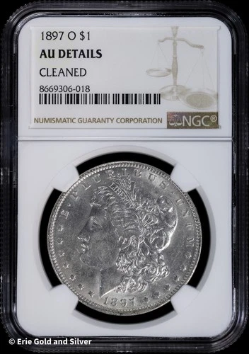 1897-O $1 Morgan Silver Dollar NGC AU Details