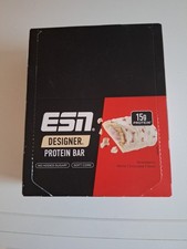 ESN Designer Protein Bar Riegel Strawberry White Chocolate Flavor 12 X