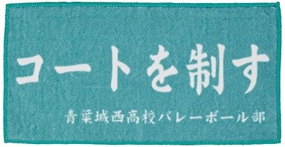 Haikyuu Aoba Johsai Hand Towel