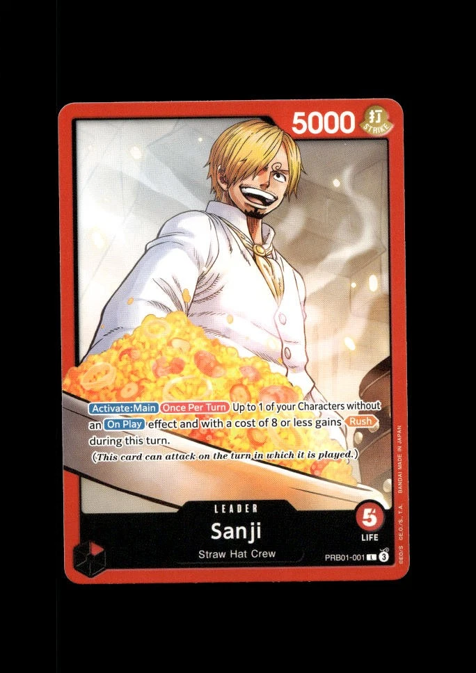 25+ Sanji PRB01-001 Premium Booster -The Best- for sale | Updated