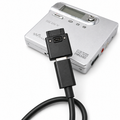 SONY MZ-N810 NetMD MDウォークマン USB給電対応 USBC charging and data sync adapter For Sony MD MZ-N10 MZ-NH1 NH3D