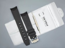 Silicone Rubber Watch Strap Omega X Swatch MoonSwatch compatible 20mm Black -new