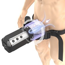 Male Masturbaters Automatic HandsFree Thrusting Cup Rotating Stroker Men Sex Toy
