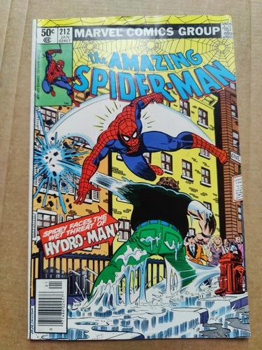 New ListingAmazing Spider-Man #212 (1981) FN- 1st Hydro-Man Marvel Key (4)