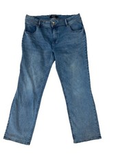 Hudson Beth Baby Bootcut Jeans Back Flap Womens Sz 14 Hi Rise 2 Button Med Wash