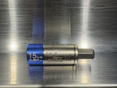 Fix It Sticks 15 Inch lbs Torque Limiter, Blue, SM, Torque Wrench 1.7N-m (1 PC)