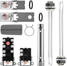 Electric Water Heater Tune-Up Kit, Includes Upper & Lower Heater Thermostat and