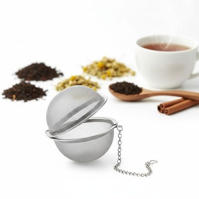 Teesieb Edelstahl Teeei Teefilter Gewürzsieb Gewürzkugel Teekugel Kräuter Ei