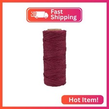 Craft County 100 Hemp Cord Spools   205 ft 62.5m Crafting Cord with a Polishe