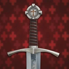 Crusader handmade Sword of the Knights Templar Replica Medieval with scabbard...