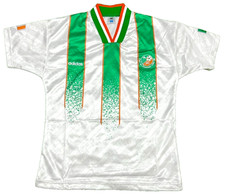 IRELAND 1994 WORLD CUP VINTAGE RETRO FOOTBALL SHIRT JERSEY AWAY SIZE L