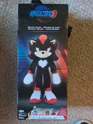2024 Sonic The Hedgehog 3 Movie SHADOW 13” Plush Jakks Pacific NEW - Picture 4 of 6