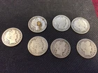 Lot Of 7 Barber Half Dollars - 1898-1912 - Lot B5